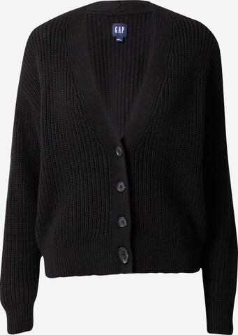GAP Knit Cardigan in Black: front