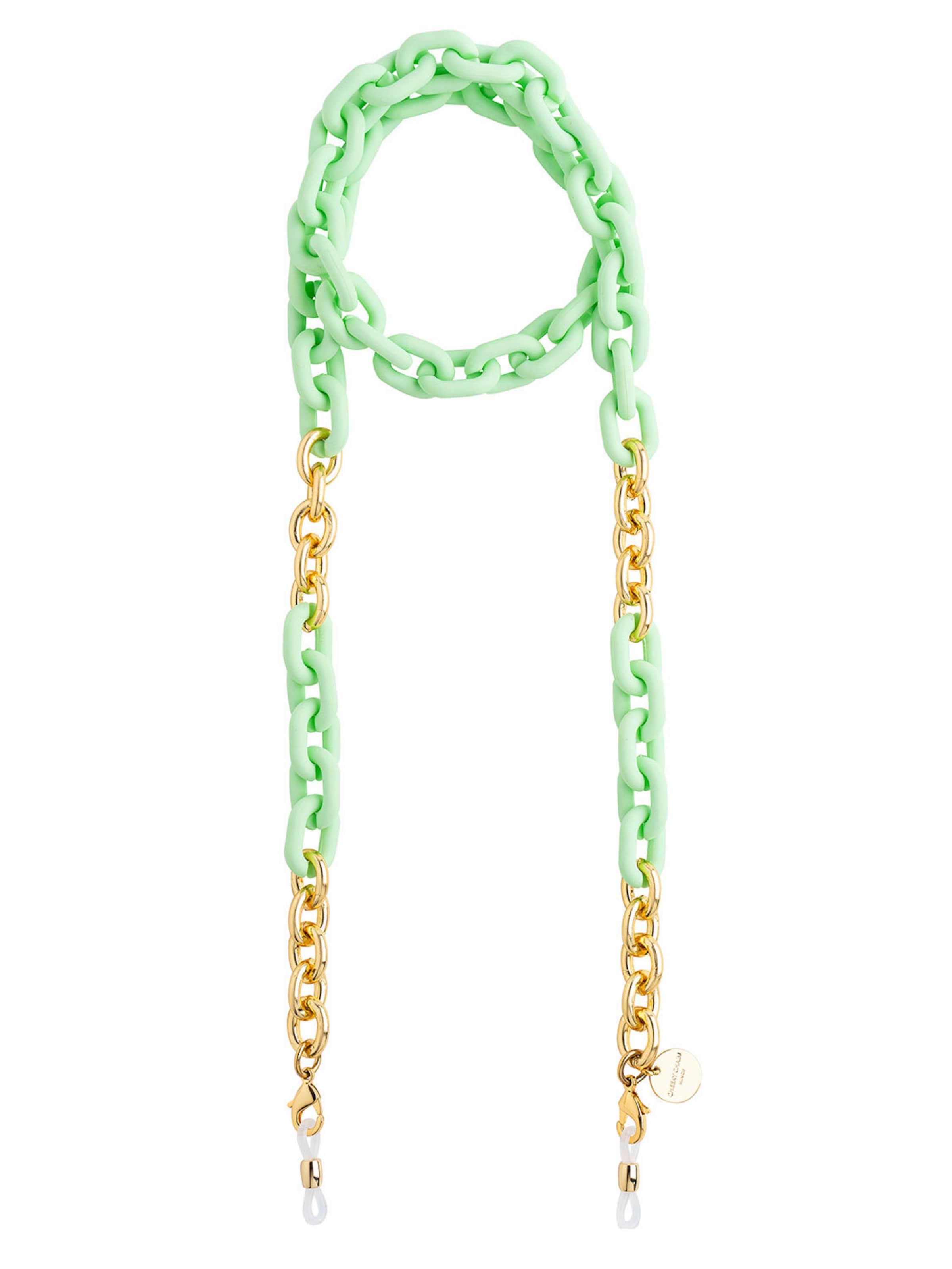 Cheeky Chain Munich Ketting 'Lio' in Groen: voorkant