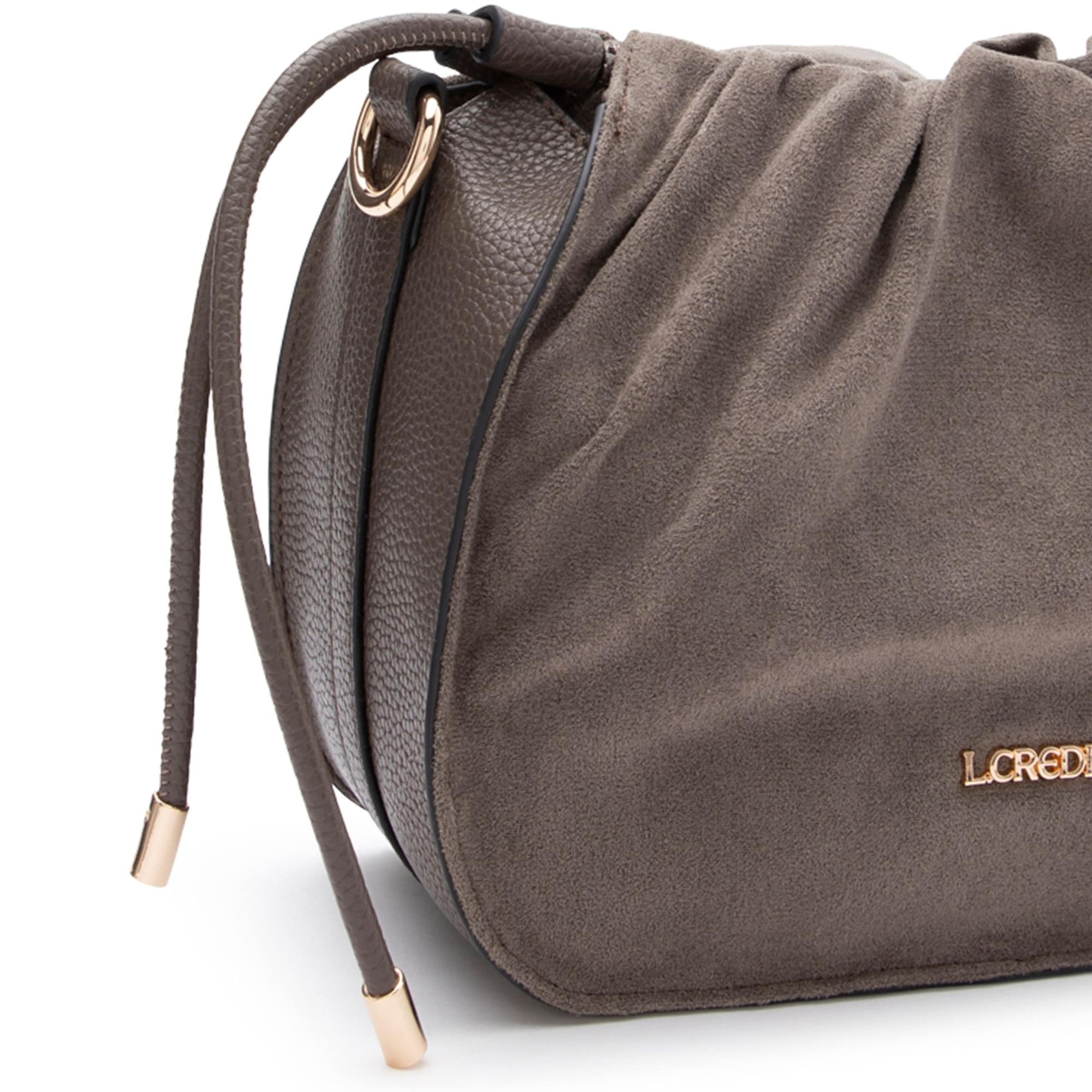 Sac à bandoulière 'Pheline' L.CREDI en gris