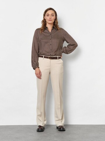 TONI Slim fit Pleated Pants 'Jenny' in Beige