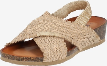 IGI&CO Strap Sandals in Beige: front