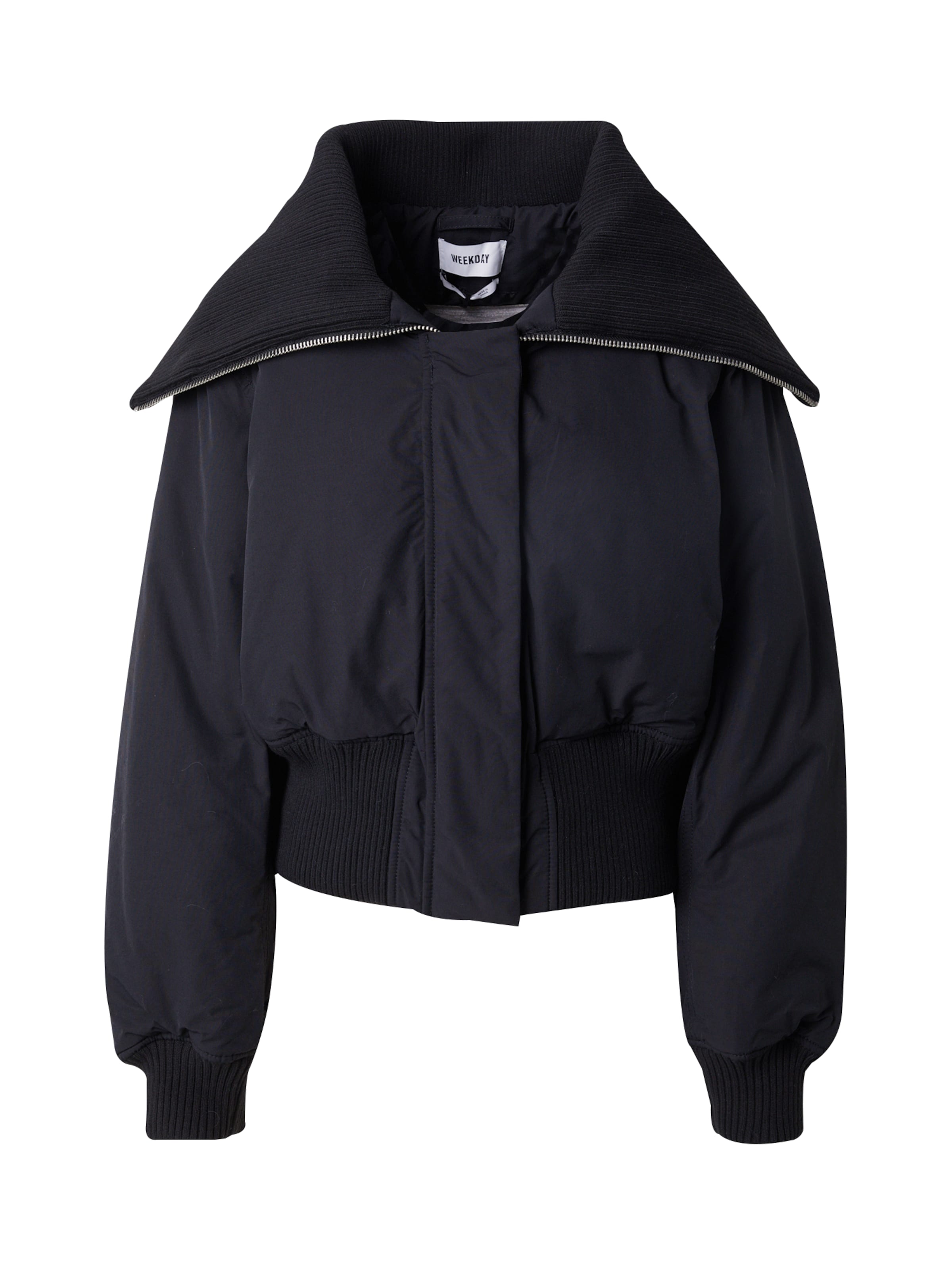 WEEKDAY Välikausitakki värissä musta: etupuoli