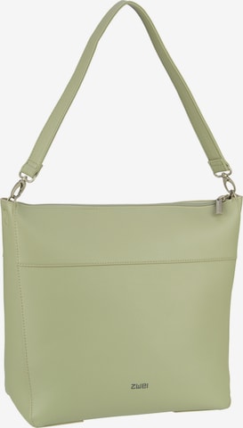 ZWEI Shoulder Bag ' Mademoiselle' in Green: front