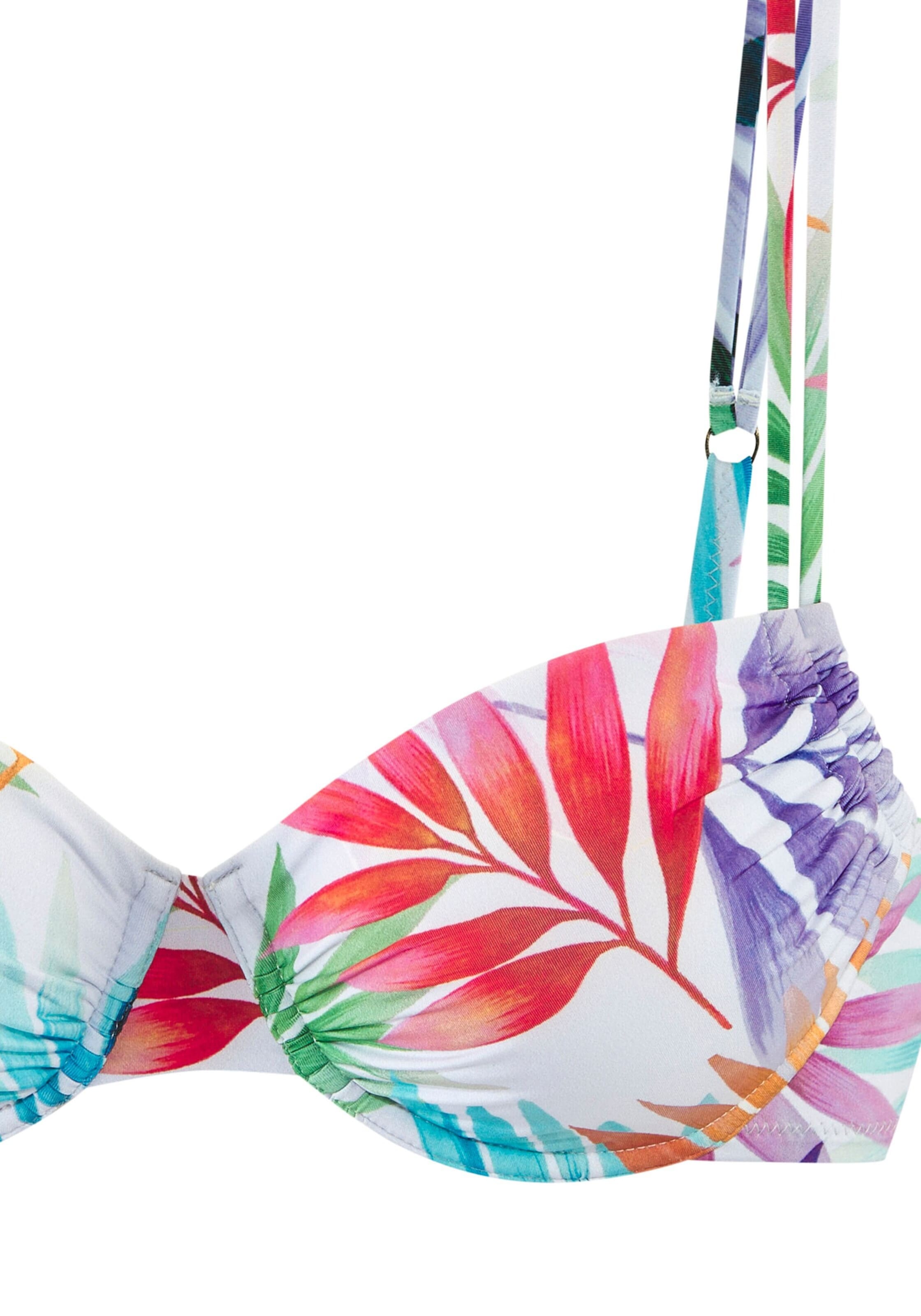 LASCANA Bustier Bikini i hvid