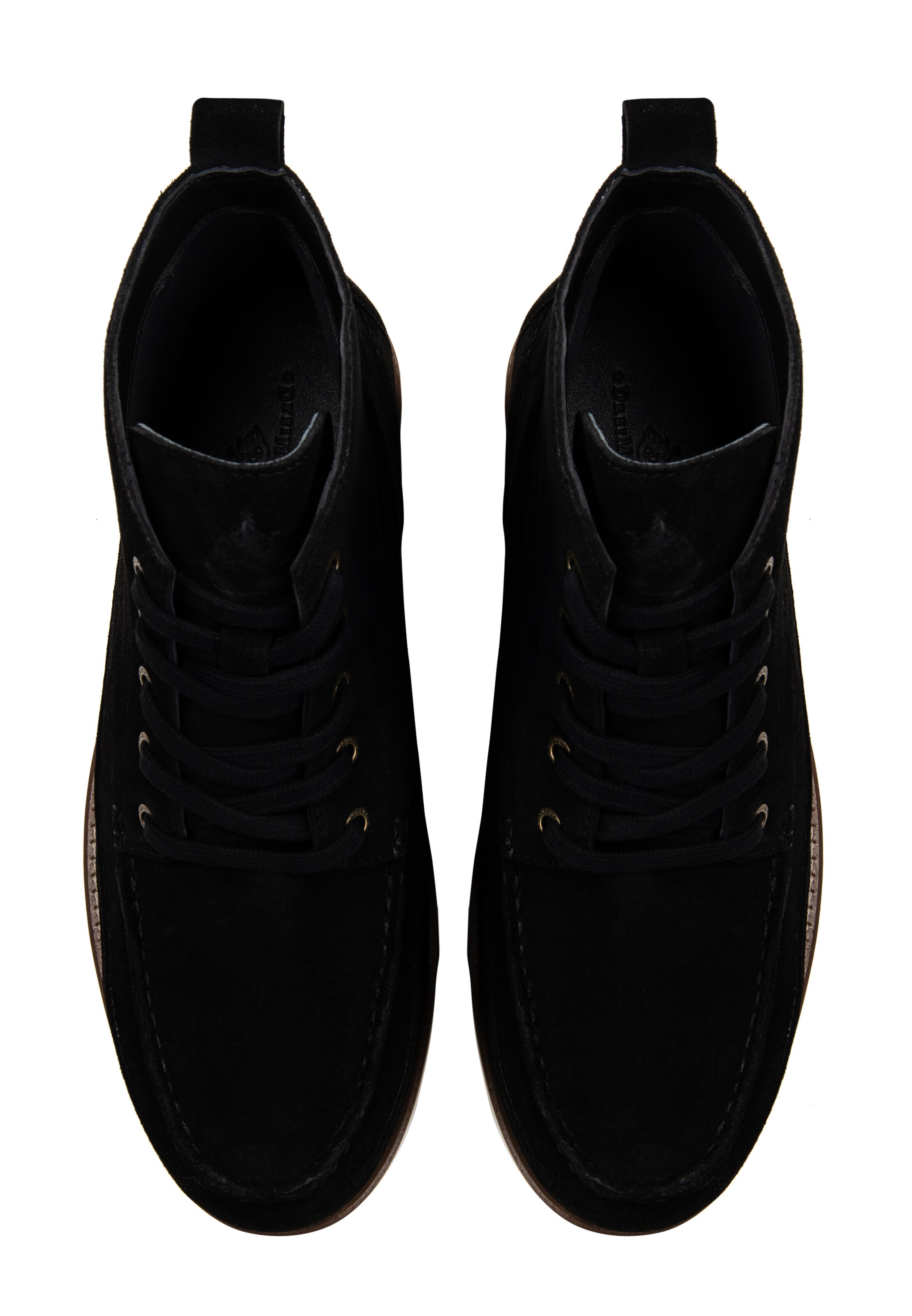 DreiMaster Vintage Buty sznurowane w kolorze czarny