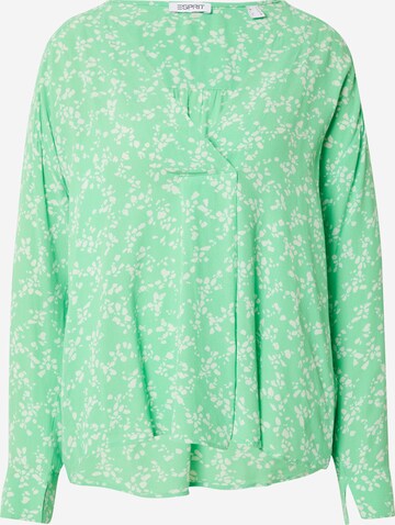 ESPRIT - Blusa en verde: frente