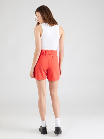 JDY Regular Pleat-Front Pants 'JDYGEGGO' in Red