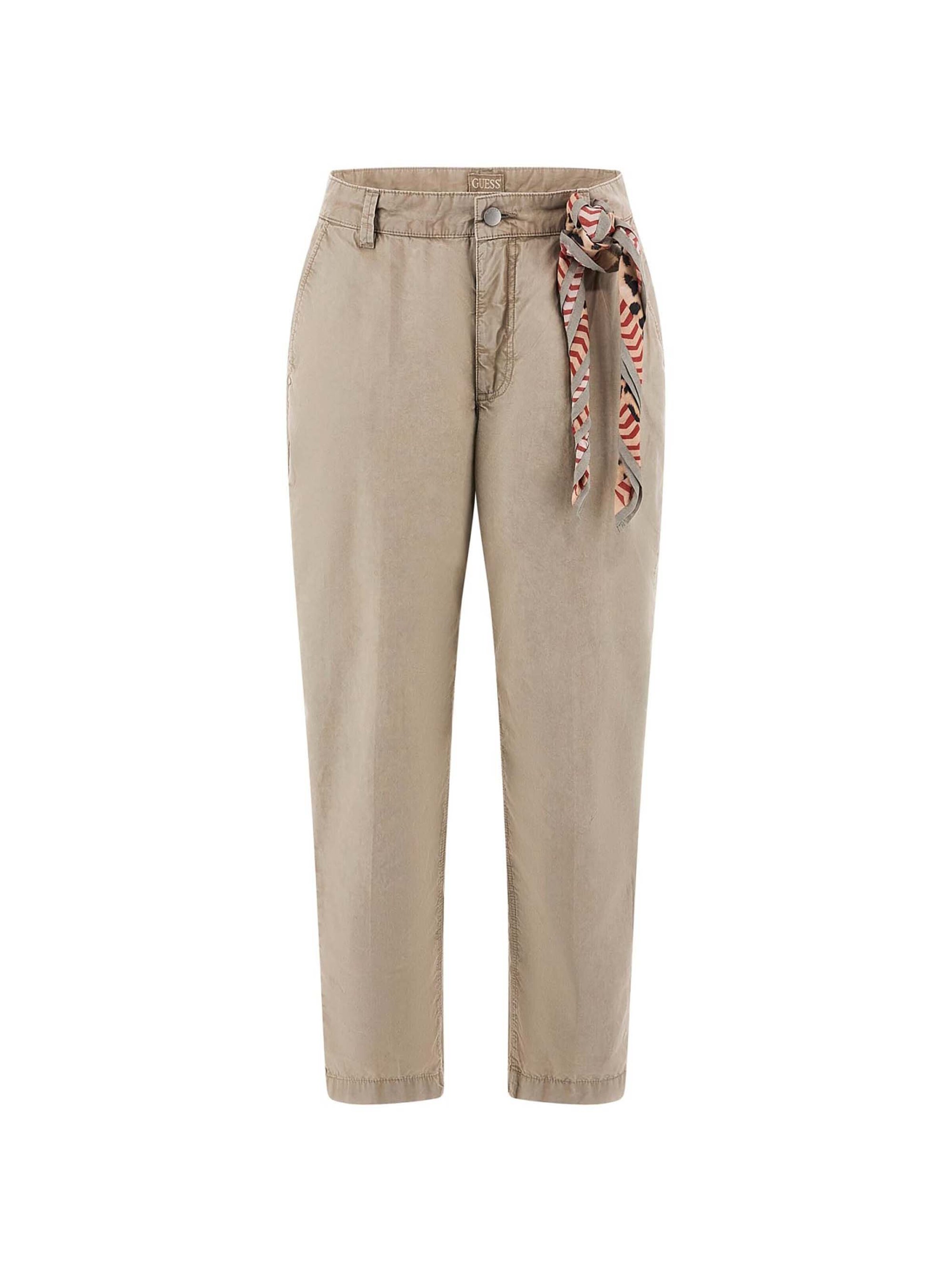 GUESS Tapered Chino trousers 'Candis' in Beige: front