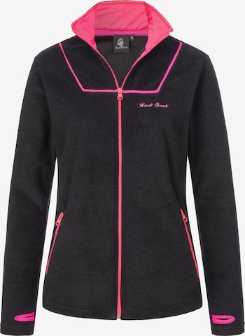 Rock Creek Fleece Jacket in Black: front