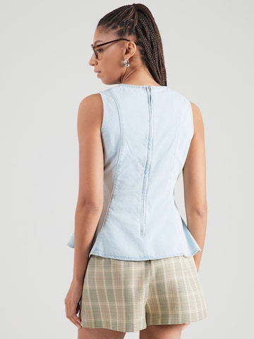 TOPSHOP Overdel 'LEA' i blå