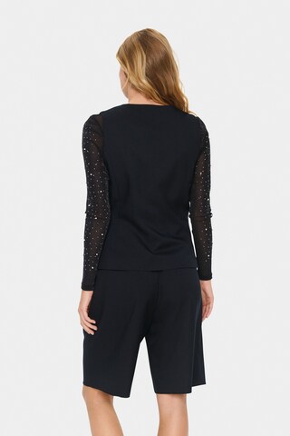 SAINT TROPEZ - Colete 'MariSZ' em preto