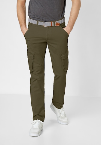 REDPOINT Regular Cargo Pants in Green: front