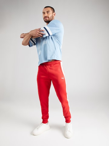PUMA Tapered Trousers 'T7 ALWAYS ON' in Red