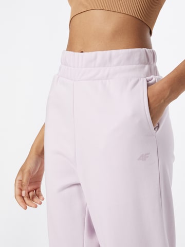 Effilé Pantalon de sport 4F en violet