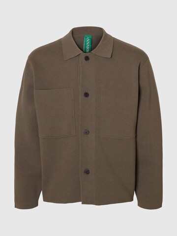 SELECTED Knit cardigan in Grey