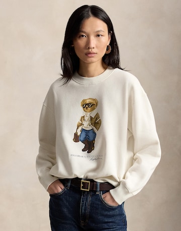 Felpa di Polo Ralph Lauren in bianco: frontale