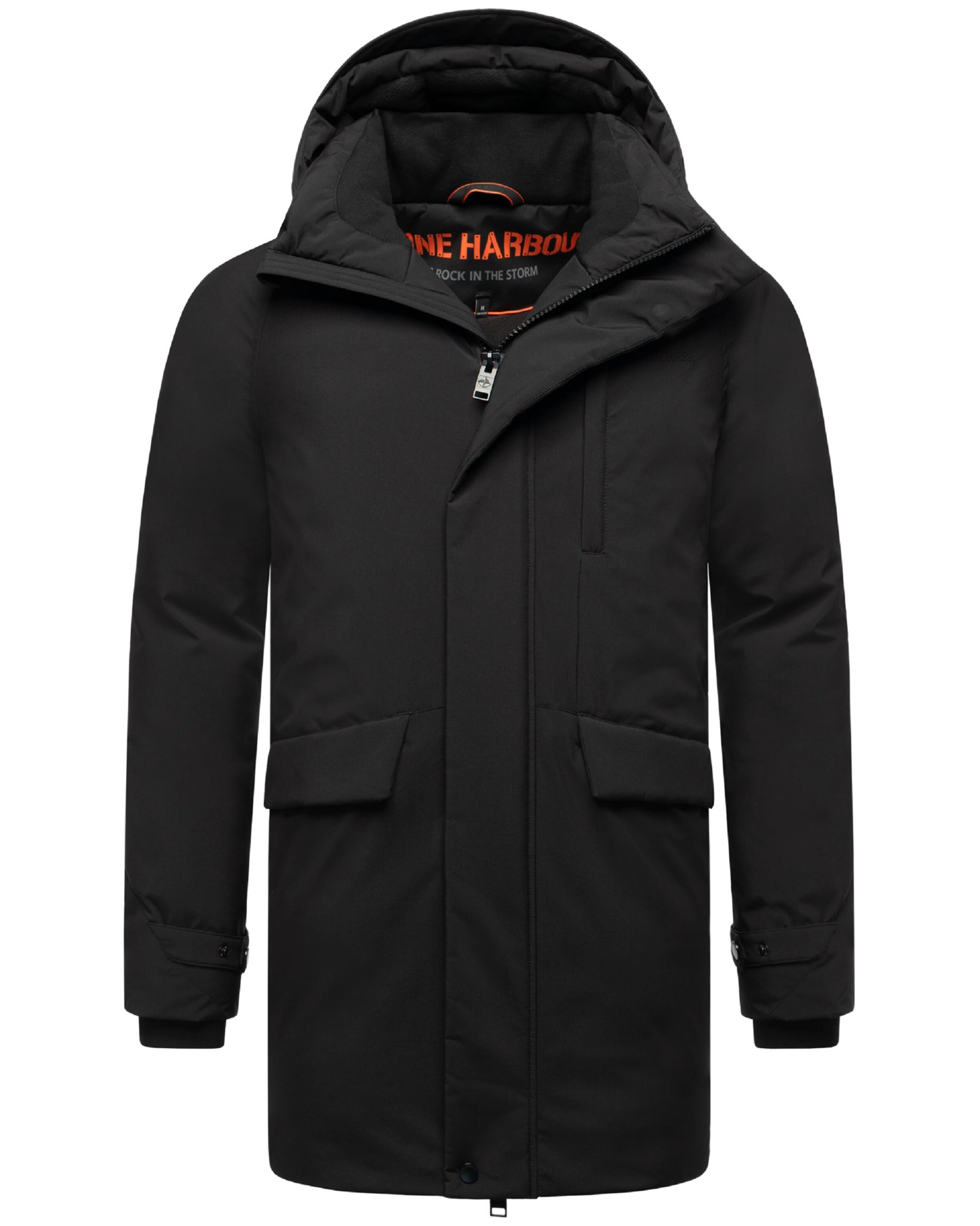 STONE HARBOUR Winterjas 'Emriis XX' in Zwart