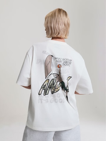 T-shirt 'Dancefloor' AND1 en blanc