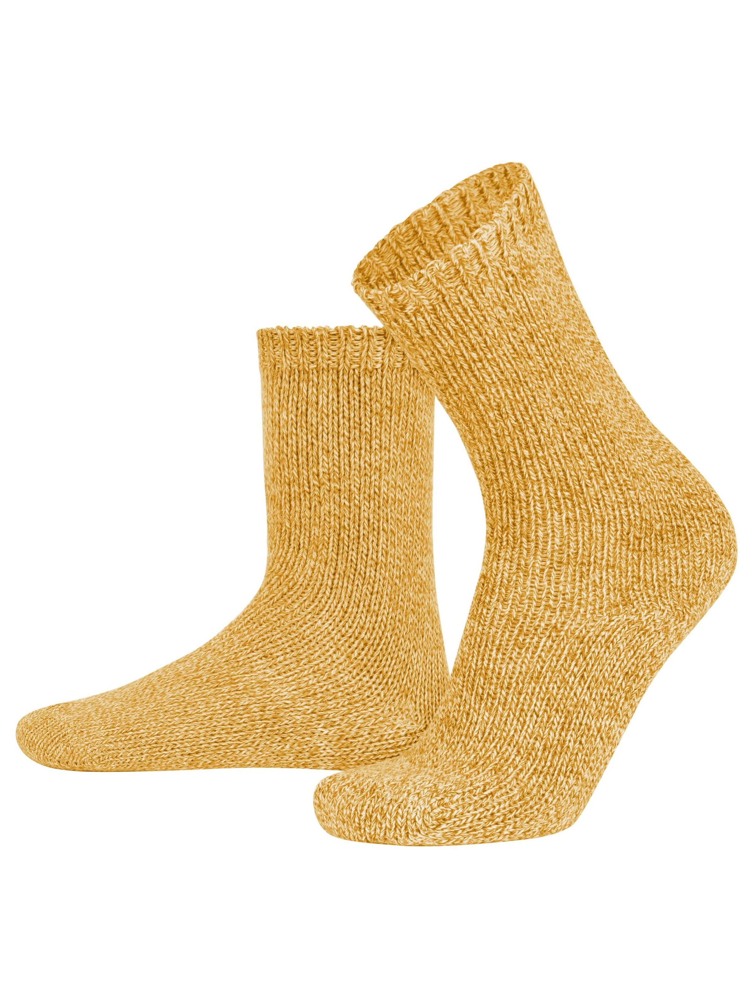 Chaussettes normani en jaune