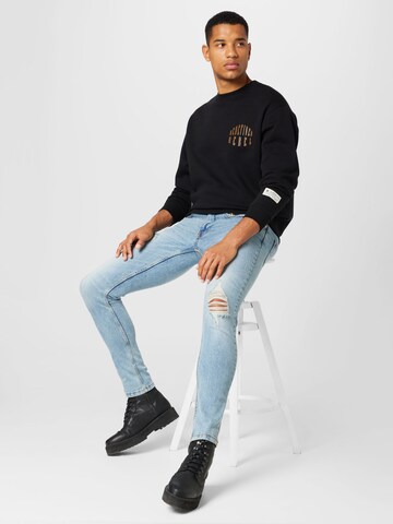Redefined Rebel Sweatshirts 'Younes' in Schwarz