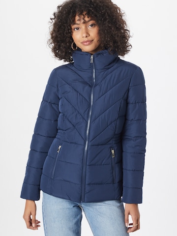 Wallis Curve Winter Jacket in Blue: front