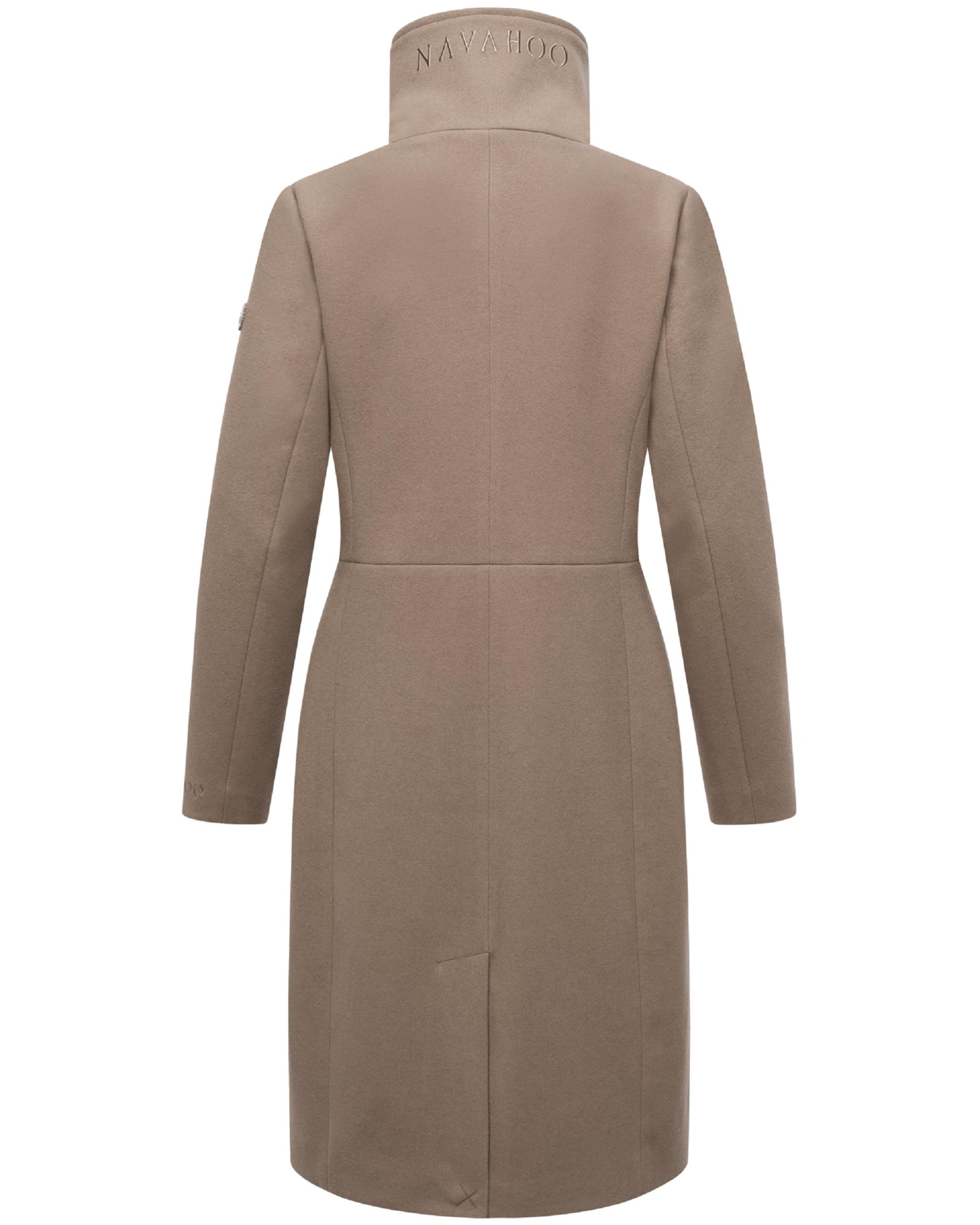 NAVAHOO Демисезонное пальто 'Samtrose' в Серый