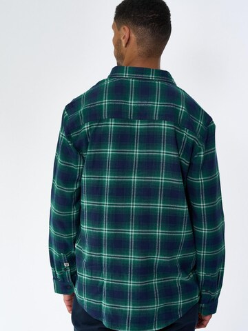 Legends Regular fit Overhemd 'Humphrey Flannel check shirt - Varsity Green' in Groen