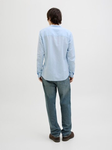 JACK & JONES Regular fit Button Up Shirt 'JJEBreeze' in Blue