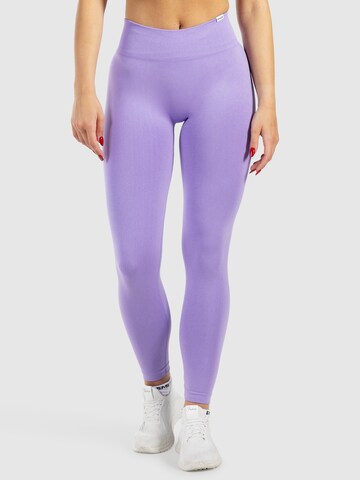 Coupe slim Leggings Smilodox en violet : devant