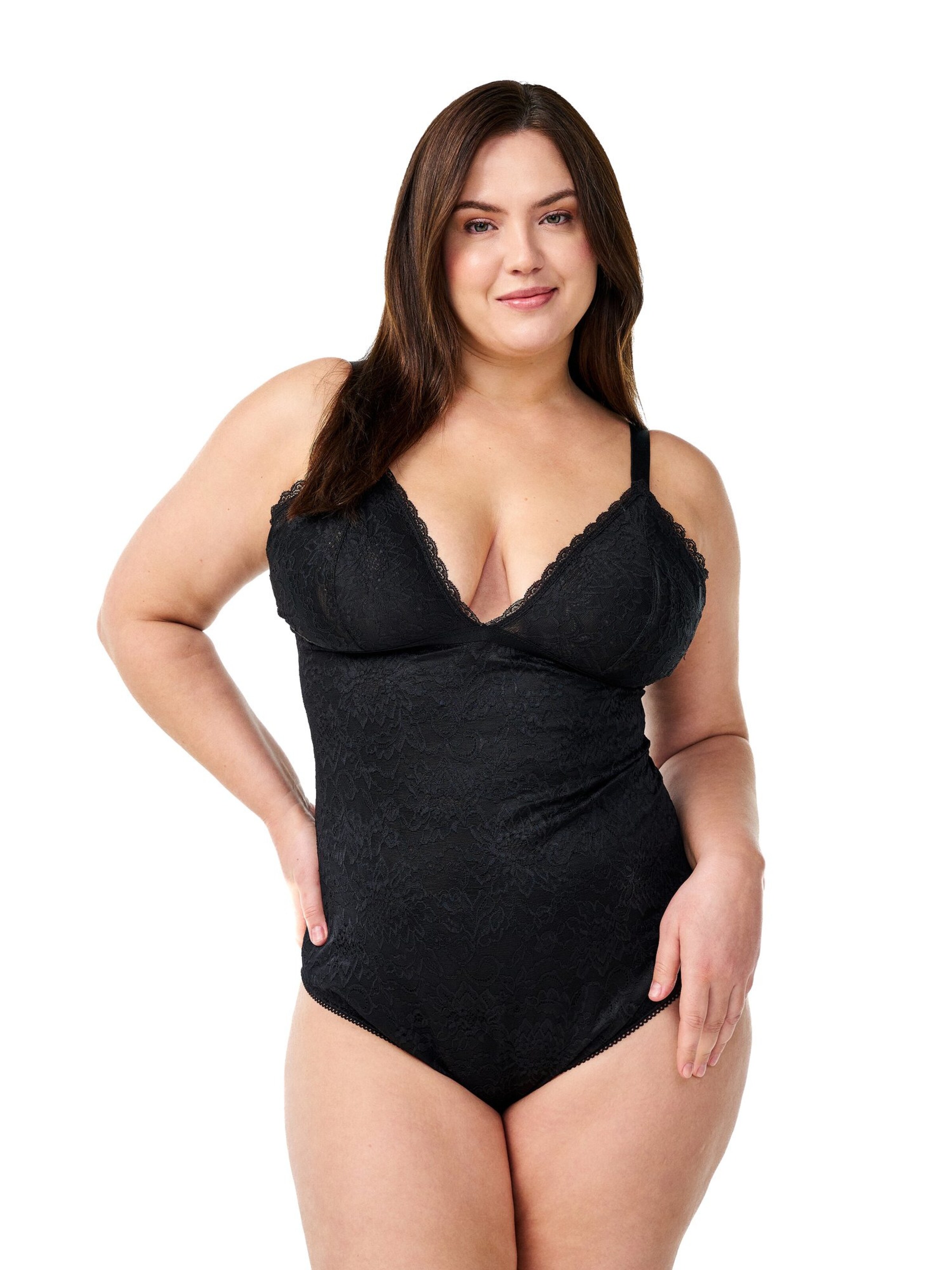 melns Devoted by Zizzi Bodijs 'CANAOMI'