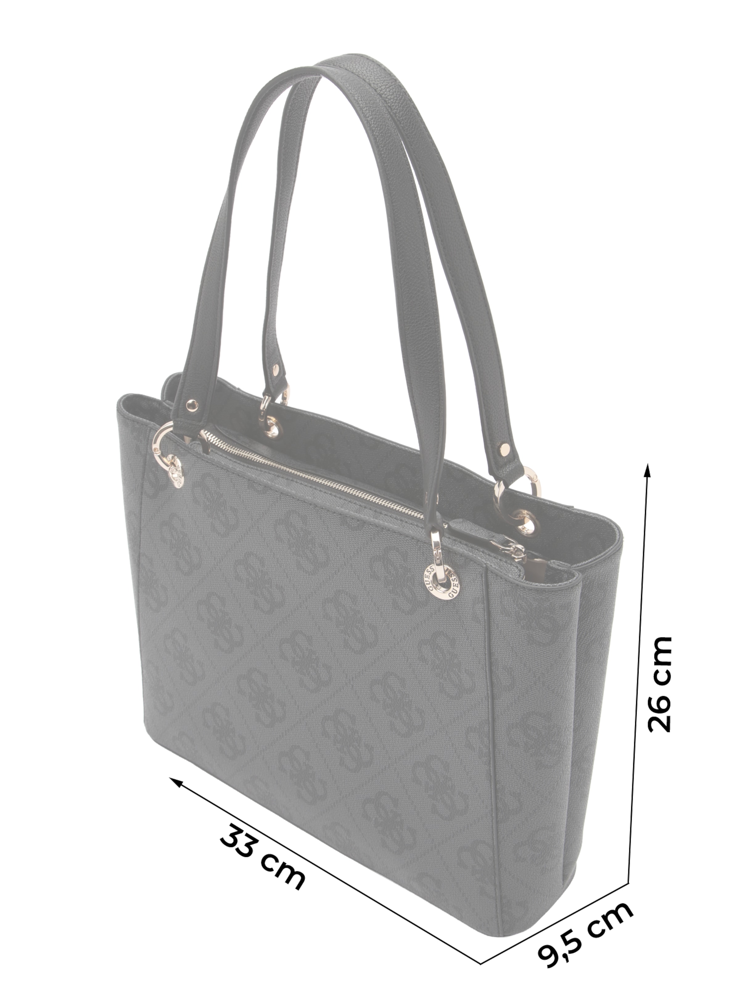 GUESS "Чанта тип ""Shopper""" 'Noelle II' в черно