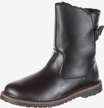 BIRKENSTOCK Boots 'Uppsala Sherling' in Black: front