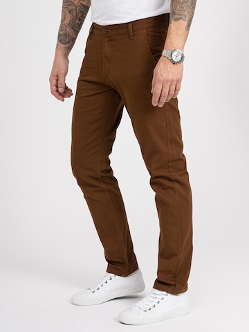 Rock Creek Regular Chino Pants in Brown