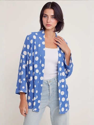 Bigdart - Kimono em azul: frente