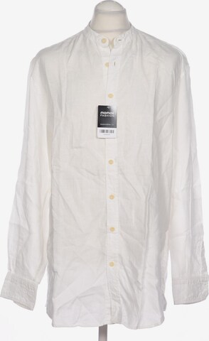 hessnatur Button Up Shirt in L in White: front