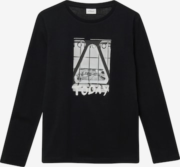 melns s.Oliver T-Krekls: no priekšpuses