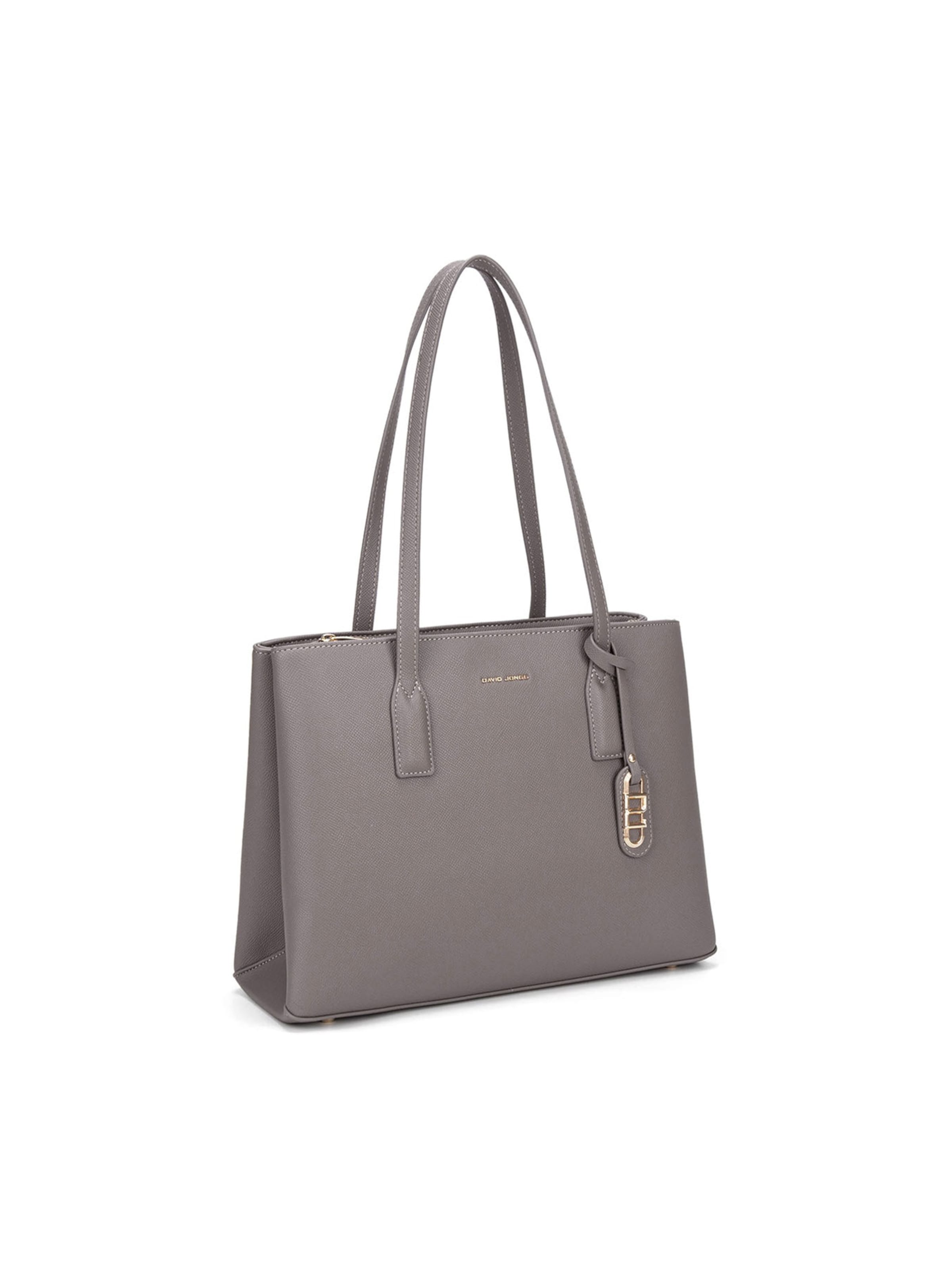 David Jones Schultertasche 'Seraphina Chic' in Grau: Vorderseite