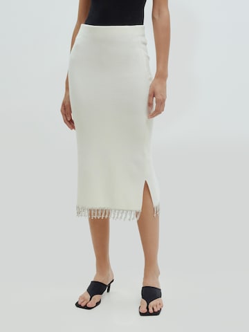 EDITED Skirt 'Anouk' in White: front