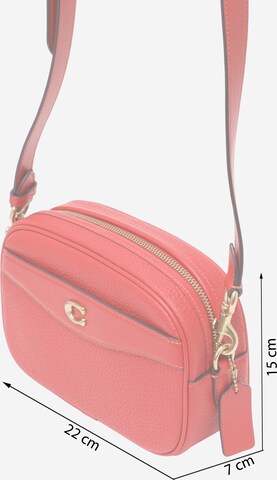 COACH - Bolso de hombro en rojo