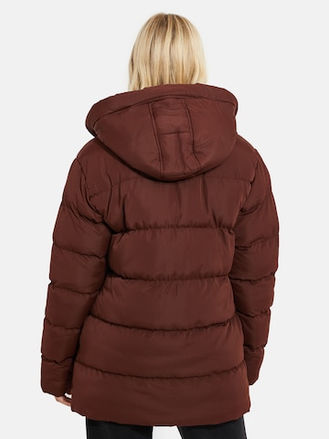 Threadbare Winter Jacket 'Hayley' in Brown