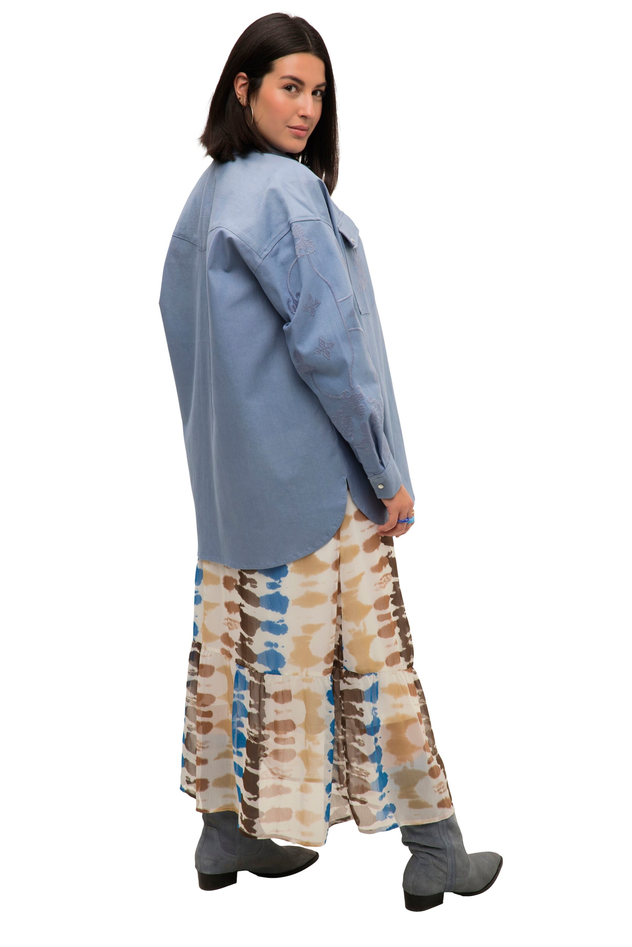 Studio Untold Bluse in Blau