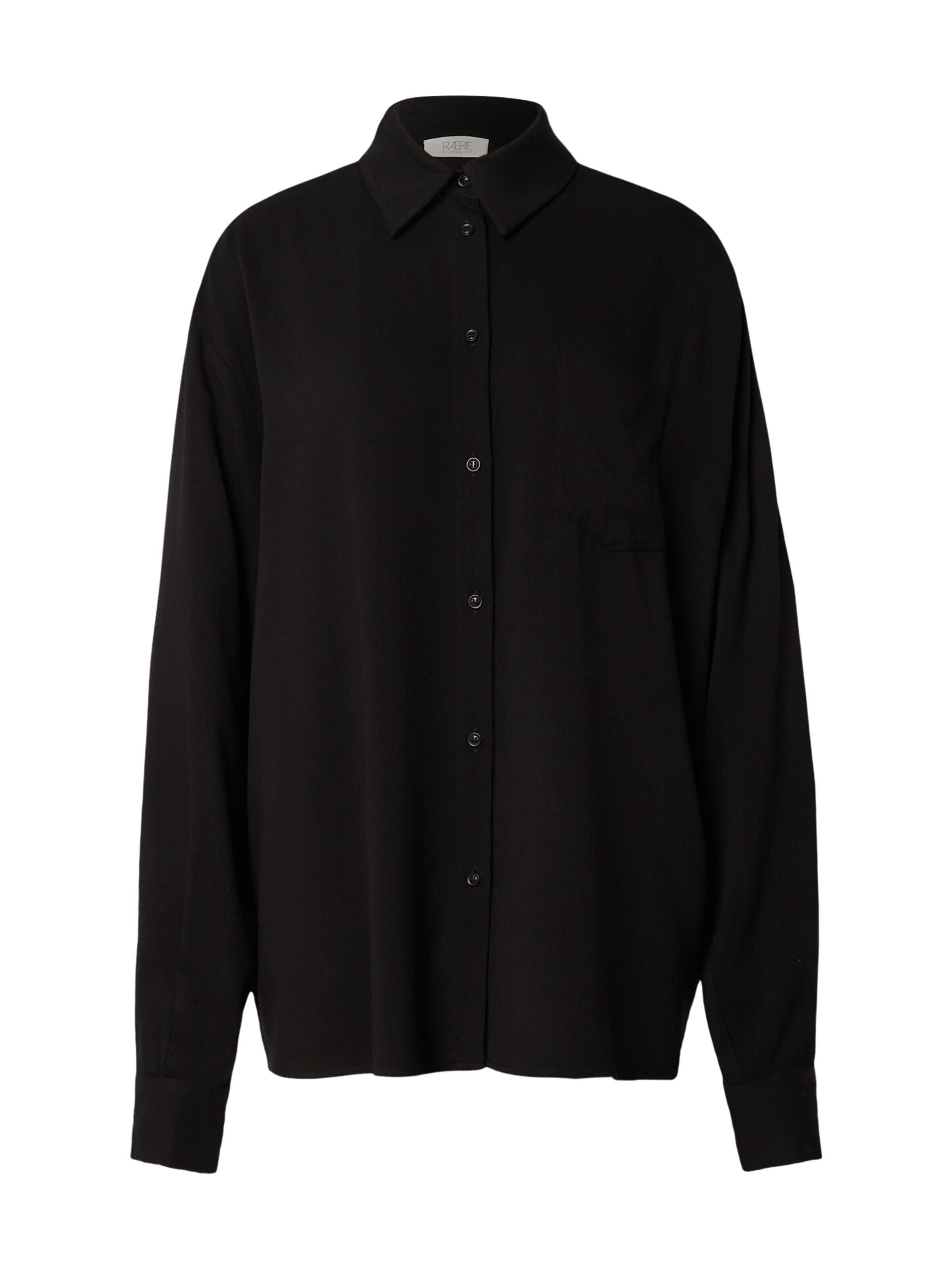 RÆRE by Lorena Rae Chemisier 'Joyah' en noir, Vue avec produit