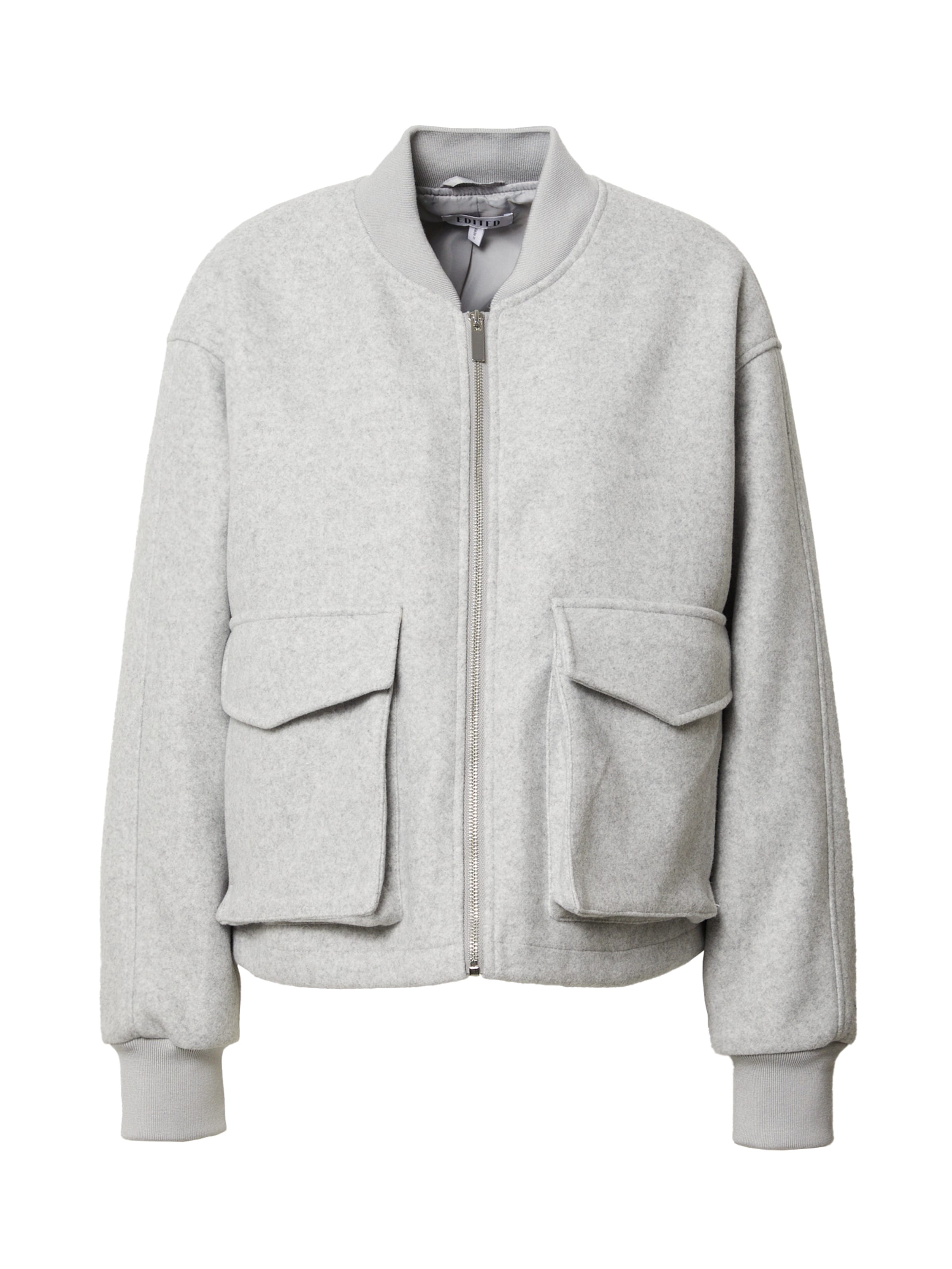 pilka EDITED Demisezoninė striukė 'Monisha': priekis