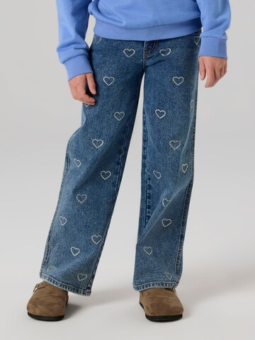 NAME IT - Pierna ancha Vaquero en azul: frente