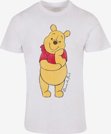 ABSOLUTE CULT Shirt 'Winnie The Pooh' in Wit: voorkant