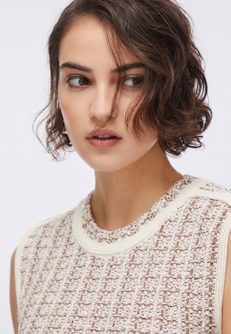 Liu Jo Oprijeta obleka | bež barva