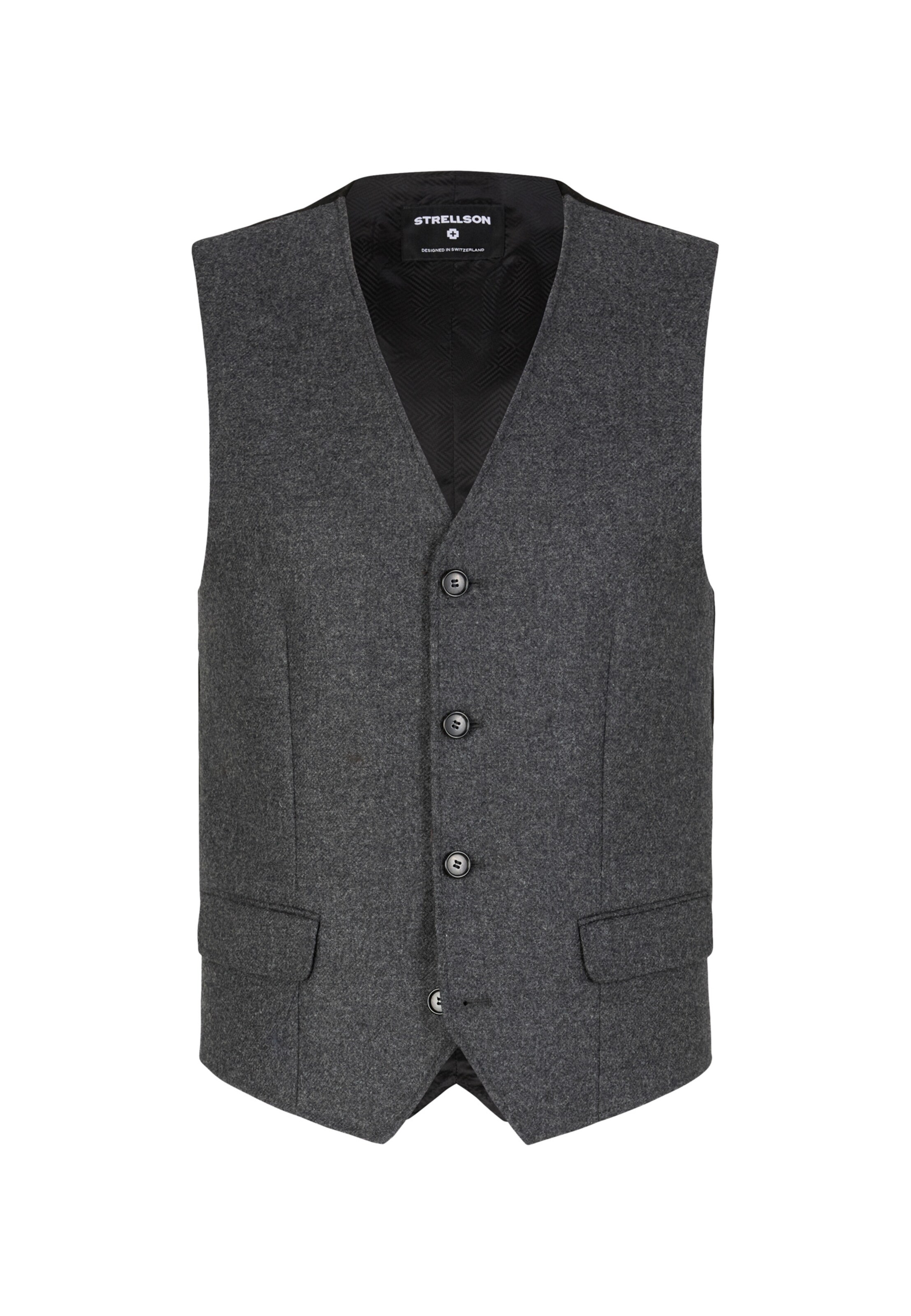 STRELLSON Weste 'Giles' in Grau: Vorderseite