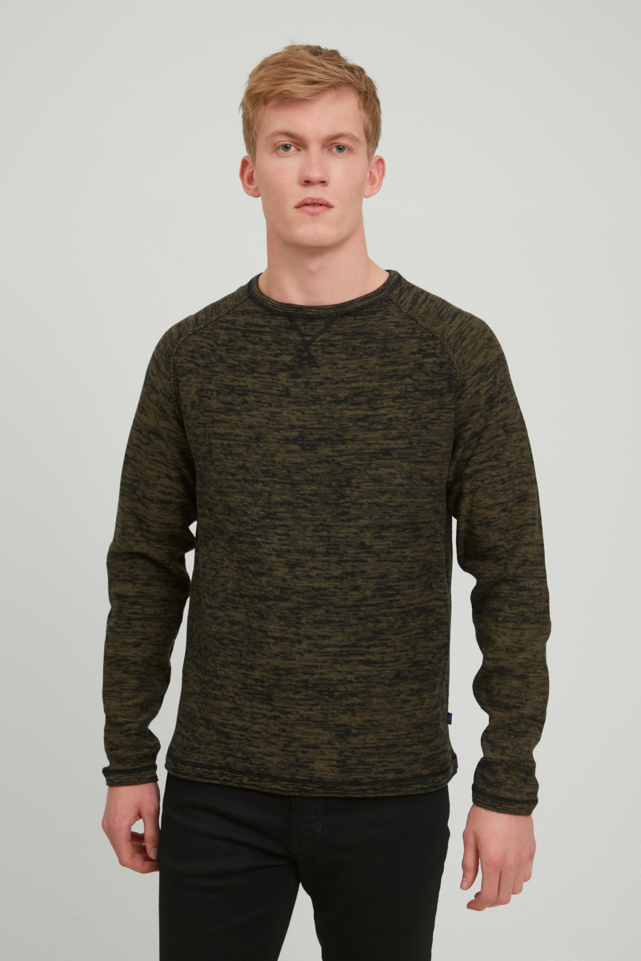 Grünmeliert YOU in | ABOUT Pullover BLEND Oliv,