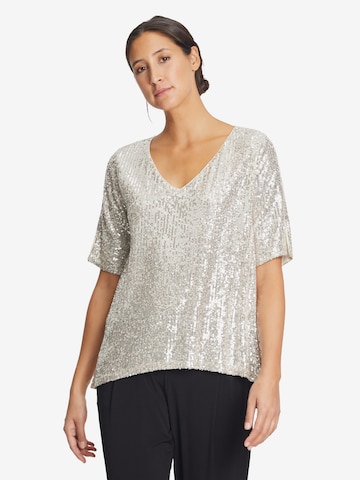 Vera Mont Blouse in Zilver: voorkant