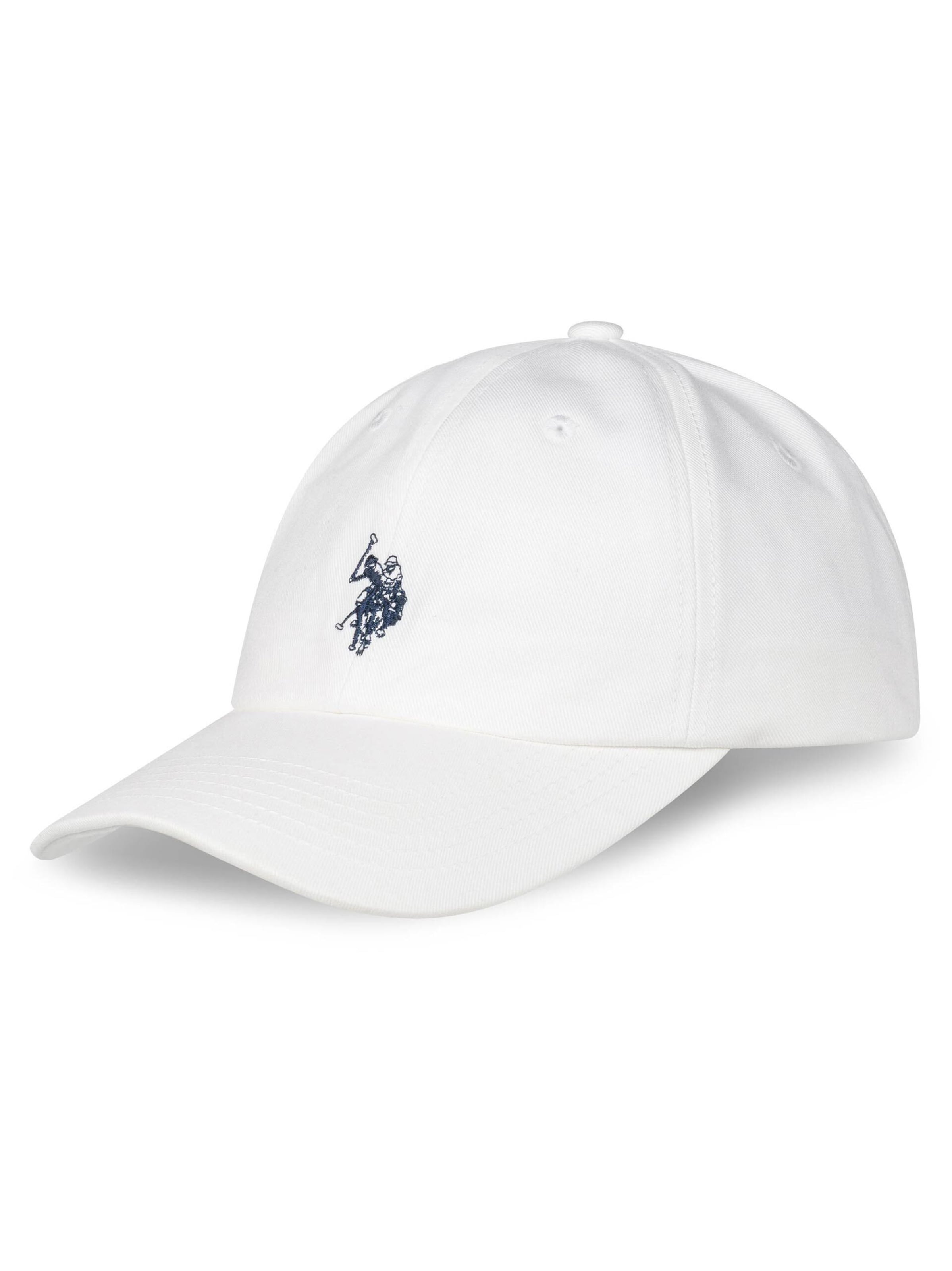 U.S. POLO ASSN. Cap in White: front